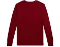 Футболка с длинным рукавом и логотипом из хлопка Polo Ralph Lauren Kids для детей