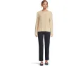 Хлопковый свитер Fisherman Crewneck Signature L.L.Bean бежевого цвета