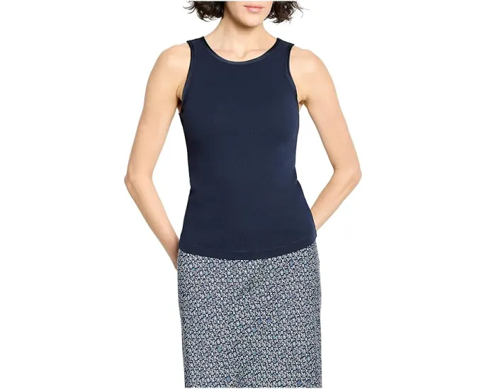 Топ NIC+ZOE с ребристой структурой и блестящей отделкой