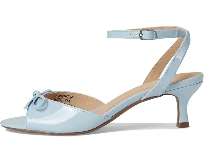 Journee Collection босоножки Jennifer на каблуке с бантом и ремешком на щиколотке