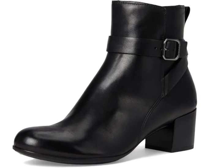 Ботильоны ECCO Dress Classic на каблуке 35 мм с пряжкой и эффектом змеиной кожи