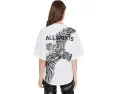 Футболка AllSaints Swoop Amelie Tee из мягкого хлопка свободного кроя