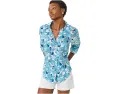 Рубашка Sea View Button-Down от Lilly Pulitzer из льна с принтом