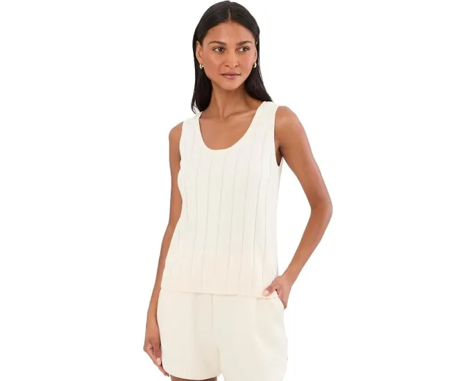 Varley топ на тонких бретелях Ayaka Wide Rib из широкого трикотажа