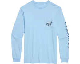 Vineyard Vines футболка с длинным рукавом Autumn Truck с принтом и карманом