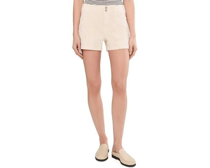 Шорты Paige Olivia с высокой посадкой и двойной пуговицей в цвете Quartz Sand