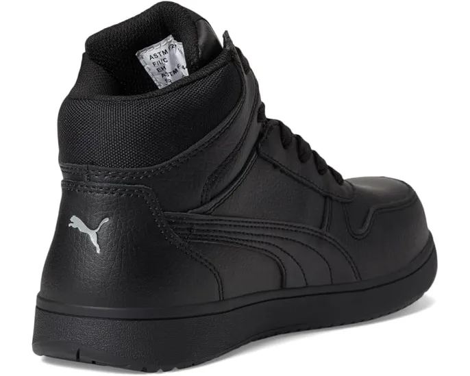 Puma Safety ботинки Frontcourt Leather Mid с кожаным верхом