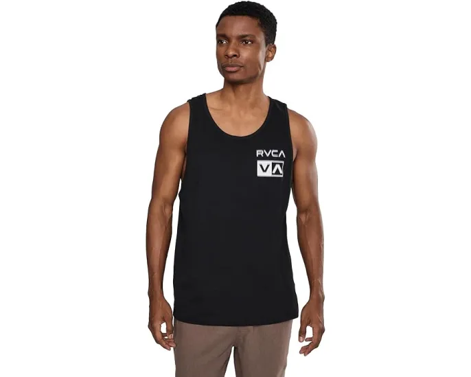 Майка RVCA Glitch Tank с принтом и круглым вырезом