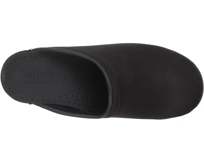 Клоги Sonja Oil от Sanita с анатомической стелькой и устойчивой подошвой