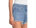 Шорты Levi's Womens 501 с высокой посадкой и рваным краем