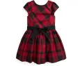 Платье для девочки Polo Ralph Lauren Kids из тафты в клетку