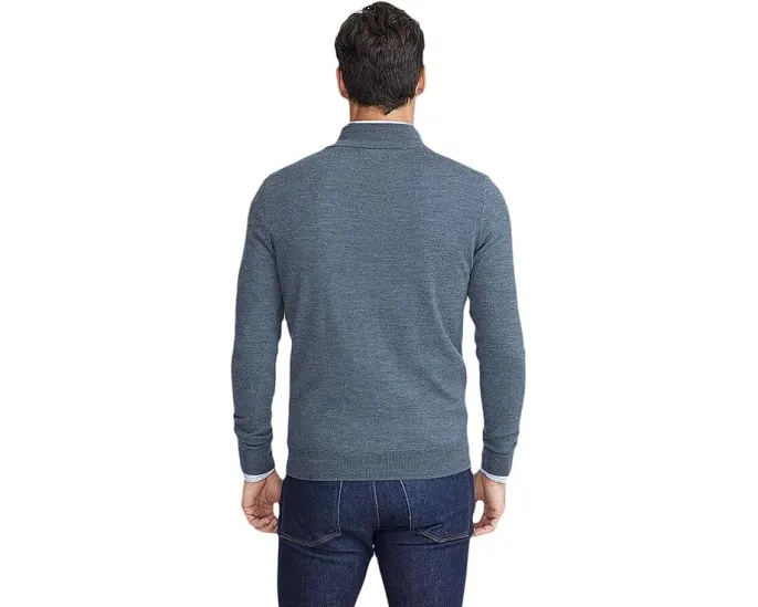 UNTUCKit Merino Wool 1/4 Zip свитер из мериносовой шерсти с воротником стойкой