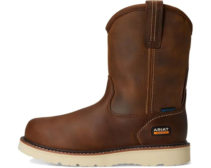 Водонепроницаемые рабочие ботинки Ariat Rebar Wedge Pull-On с клиновидным каблуком
