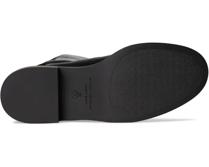 Ботинки Stuart Weitzman 5050 Celia из замши с квадратным каблуком