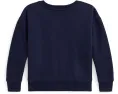 Свитшот Polo Ralph Lauren Kids с принтом Polo Bear и свободным кроем для малышей