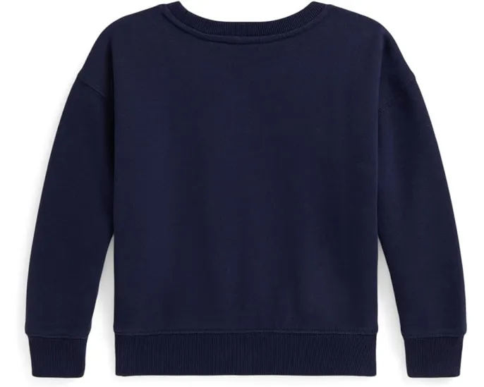 Свитшот Polo Ralph Lauren Kids с принтом Polo Bear и свободным кроем для малышей