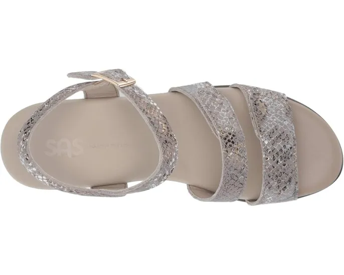 Сандалии SAS Savanna на устойчивом каблуке с регулируемыми ремешками и мягкой стелькой