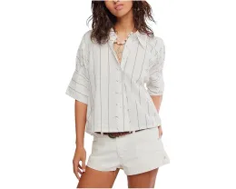 We The Free Seaside Cotton Stripe Shirt