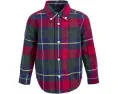 Рубашка Polo Ralph Lauren Kids из хлопкового оксфорда в клетку для малышей