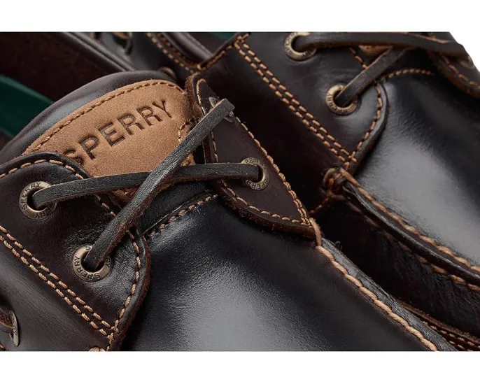 Ботинки Sperry Mako 2 Eye из кожи с ручной строчкой и противоскользящей подошвой