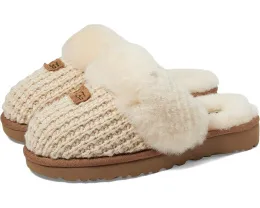 Домашние тапочки UGG Cozy Knit из шерсти и овчины с резиновыми вставками