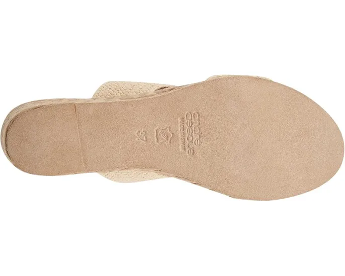 Эспадрильи Andre Assous Nori на танкетке с плетеным верхом