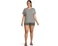Короткая футболка Prana Everyday из органического хлопка с круглым вырезом