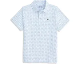 Vineyard Vines поло Printed Sankaty для детей с защитой UPF50+