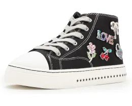 Детские кроссовки Steve Madden Kids Joycee на платформе с нашивками