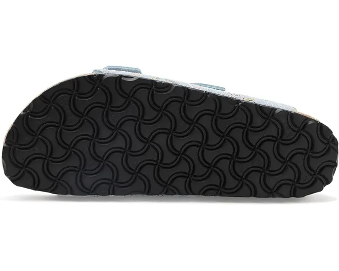 Сандалии Birkenstock Arizona Flower Print из замши с цветочным принтом