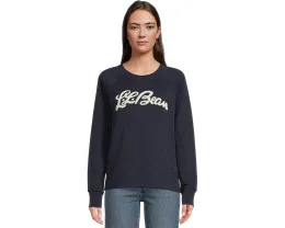 Свитшот Peaks Island с логотипом и воротником-гольф L.L.Bean