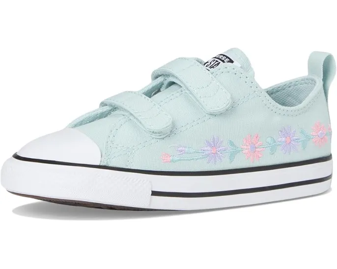 Кроссовки Converse Chuck Taylor All Star Florals Easy-On для малышей с цветочной вышивкой