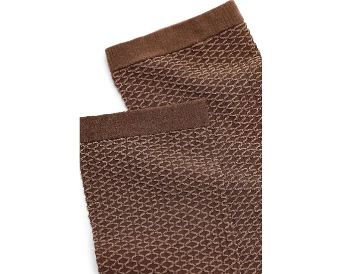 Носки Wolford Shimmer Effect с мерцающим эффектом и геометрическим узором