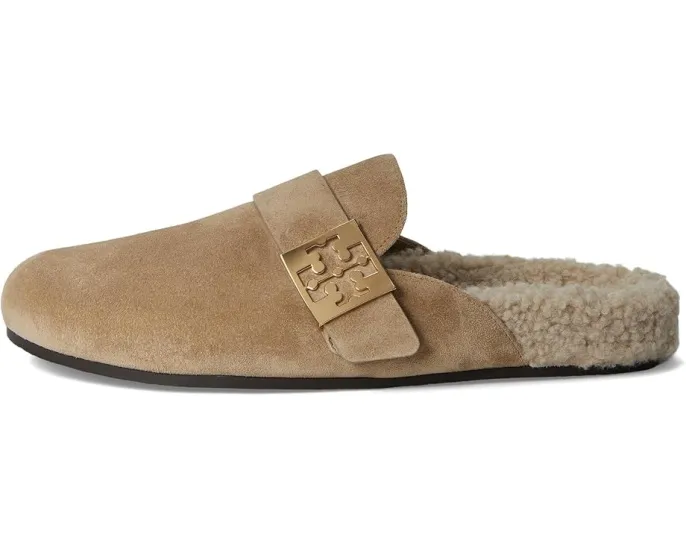 Мюли Mellow с подкладкой из овчины и ремешком Tory Burch