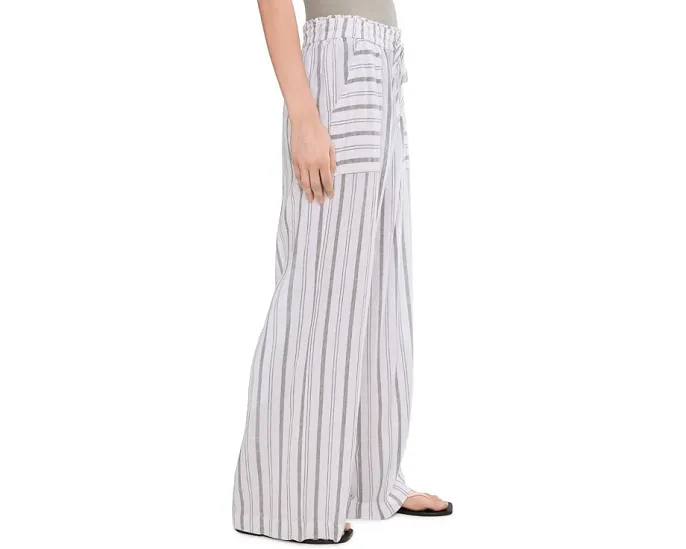 Широкие брюки Splendid Stella с отделкой из льна и эластичным поясом