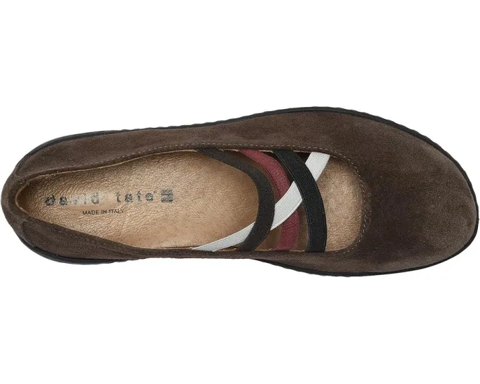 Туфли Marta с перекрестными эластичными ремешками и съемной стелькой David Tate