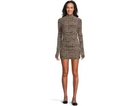 Платье Norma Kamali для пиклбола с длинным рукавом и водолазкой