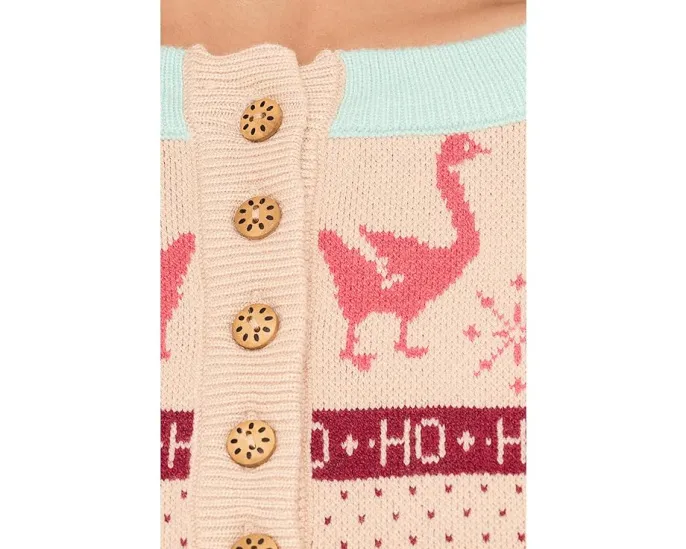 Пижамный комплект Dream Whispers Set с принтом и эластичным поясом