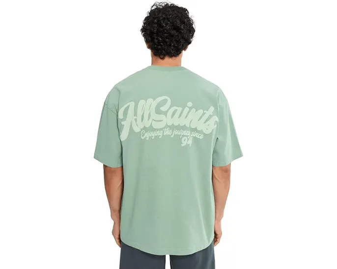 Футболка AllSaints Odyssey Short Sleeve Crew с надписью