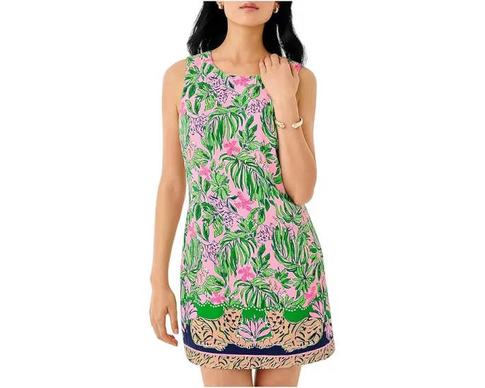 Платье Edita Shift от Lilly Pulitzer с запахом на молнии и карманами
