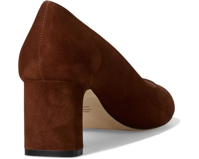 Туфли-лодочки Stuart Weitzman Babette Pump 60 с миндалевидным носком на устойчивом каблуке