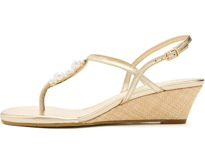 Туфли Lilly Pulitzer Good As God на платформе с жемчугом и стразами