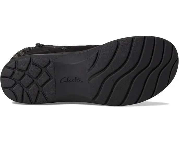 Высокие ботинки Clarks Carleigh Jade из нубука с удобной стелькой