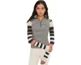 Топ Free People Avery Zip Up с молнией и V-образным вырезом
