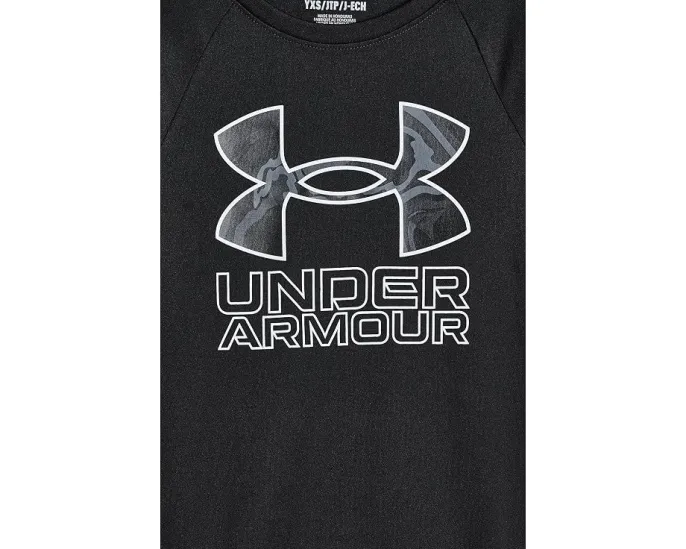 Футболка Under Armour Tech Hybrid Print с коротким рукавом для детей старшего возраста