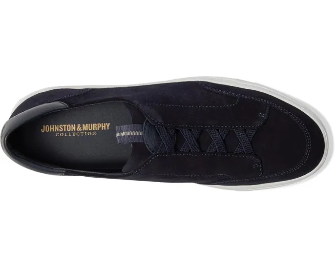 Туфли Johnston & Murphy Anson Stretch Lace-To-Toe с водоотталкивающей замшей