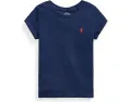 Футболка Polo Ralph Lauren Short Sleeve Jersey T-Shirt для малышей с круглым вырезом