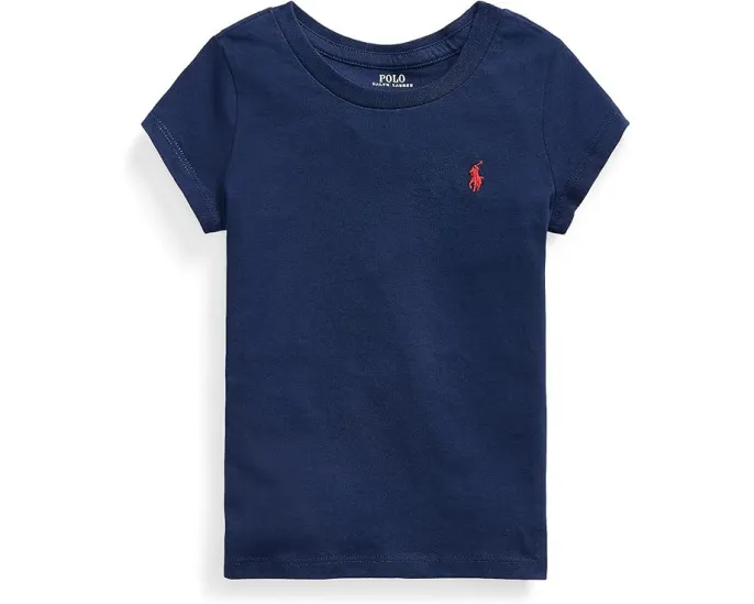 Футболка Polo Ralph Lauren Short Sleeve Jersey T-Shirt для малышей с круглым вырезом