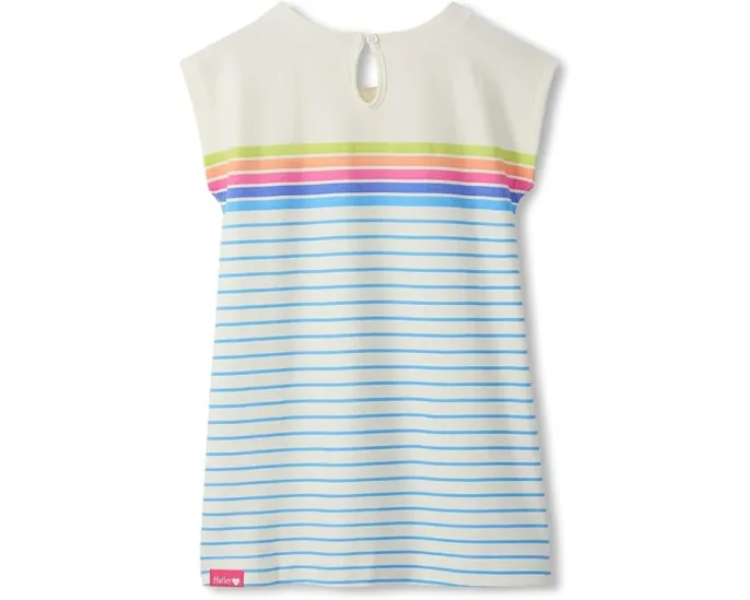 Детское платье Hatley Rainbow Stripe Slouchy с радужной полоской