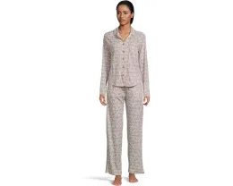Пижамный комплект Petite Novelty с длинным рукавом и принтом от Karen Neuburger